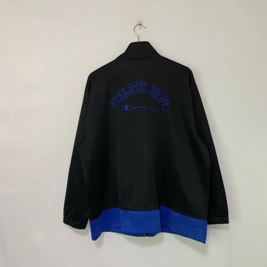 [BUNJANG] Champion Blue Black Track Top Oversized Jersey / 챔피온 블루 블랙 트랙탑 오버핏 져지 오버사이즈 3L 남녀공용