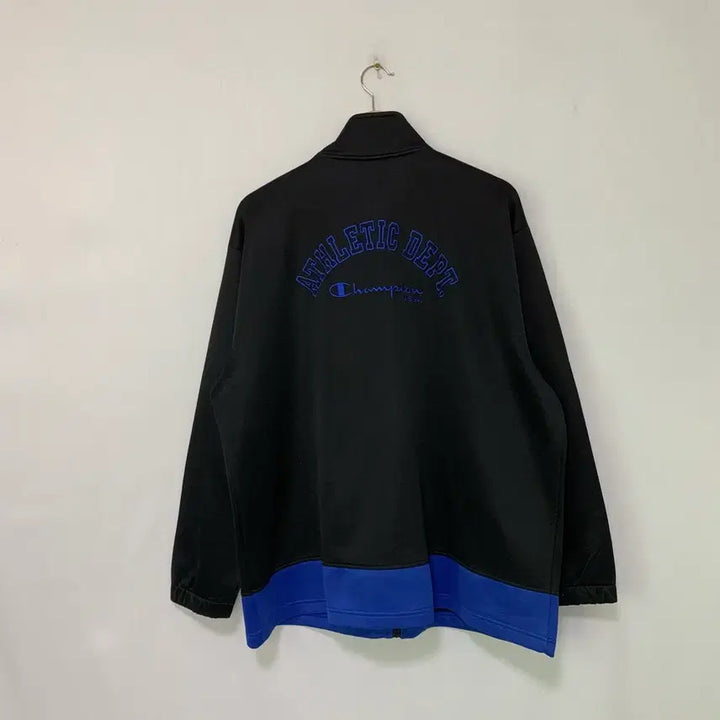 [BUNJANG] Champion Blue Black Track Top Oversized Jersey / 챔피온 블루 블랙 트랙탑 오버핏 져지 오버사이즈 3L 남녀공용