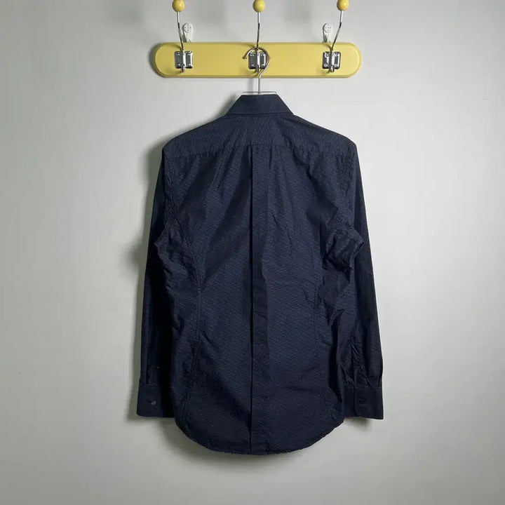 [BUNJANG] Dolce &amp; Gabbana Navy Slim Fit Pattern Shirt / 돌체앤가바나 네이비 슬림핏 패턴 셔츠