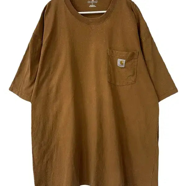 [BUNJANG] Carhartt Cotton One-Pocket Basic T-Shirt / [L] CARHARTT 칼하트 코튼 원포켓 베이직 반팔티