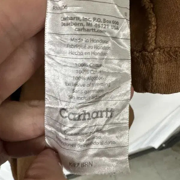 [BUNJANG] Carhartt Cotton One-Pocket Basic T-Shirt / [L] CARHARTT 칼하트 코튼 원포켓 베이직 반팔티