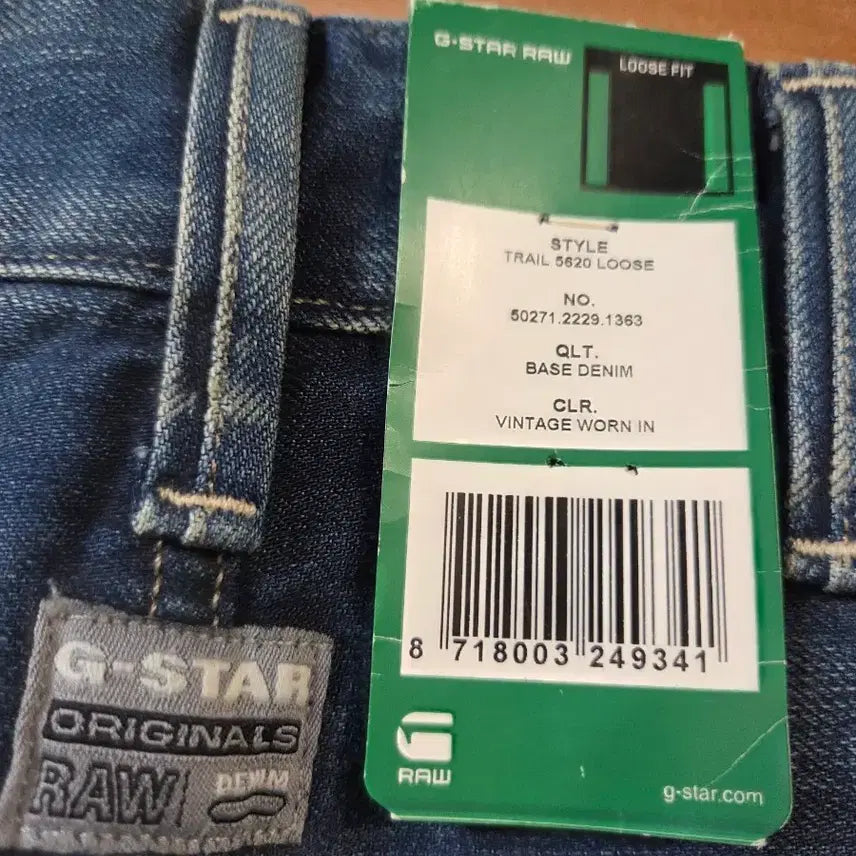 [BUNJANG] G-Star Raw Washed Denim Pants / G-Star Raw 워싱 데님 팬츠(W32/L30)