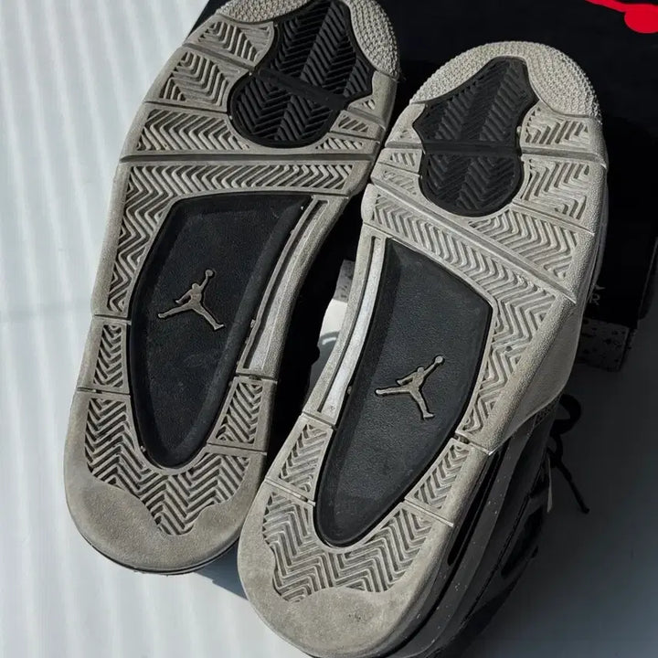 [BUNJANG] Nike Air Jordan 4 Retro Fear Pack Sneakers / 나이키 에어 조던4 레트로 피어팩 + 박스