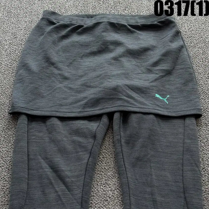 [SOLD OUT] 푸마 스커트 레깅스 기모 그레이 L