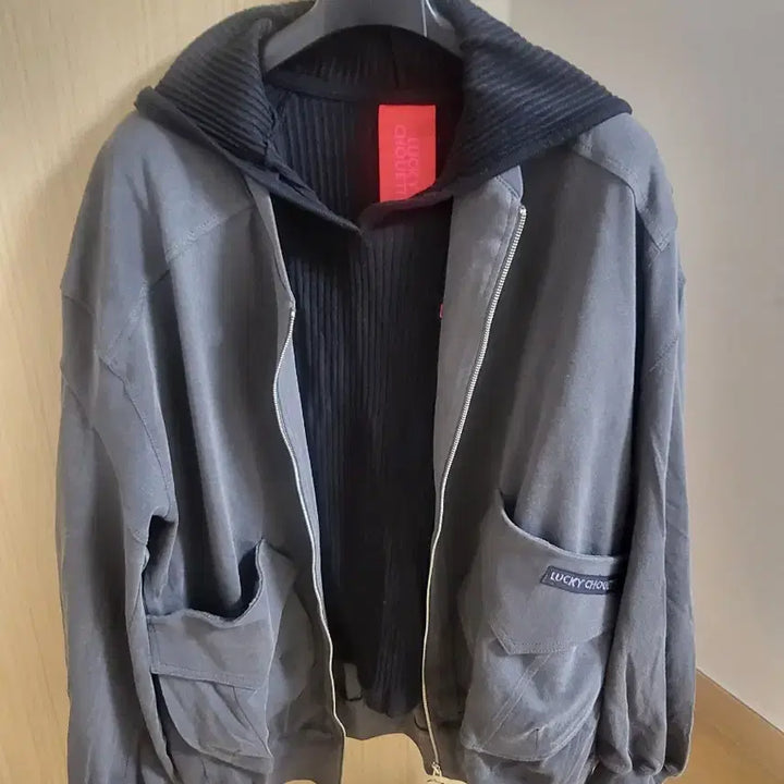 [BUNJANG] Lucky Chouette Zip-up Jumper / 새상품)럭키슈에뜨 집업 점퍼팝니다