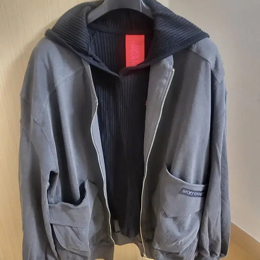 [BUNJANG] Lucky Chouette Zip-up Jumper / 새상품)럭키슈에뜨 집업 점퍼팝니다