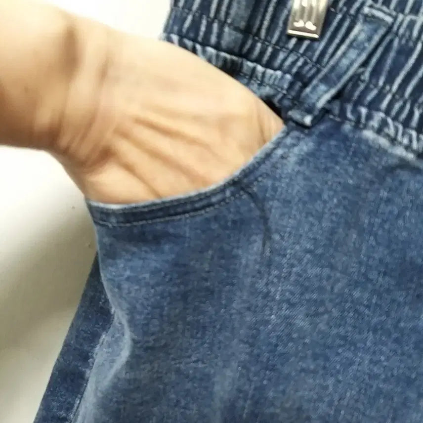 [BUNJANG] Unbranded Banded Denim Jeans / ㅋ32 밴딩청바지