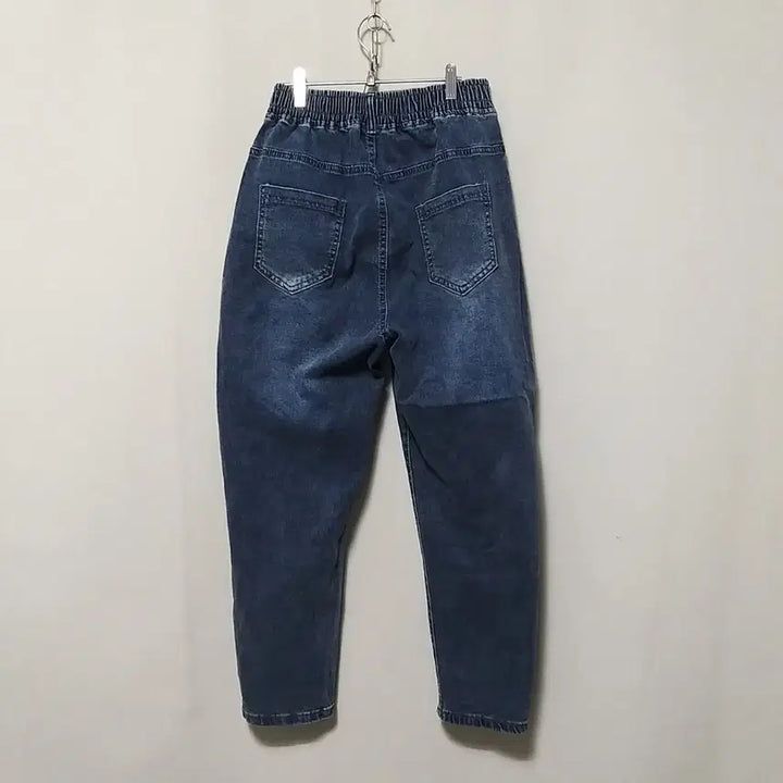 [BUNJANG] Unbranded Banded Denim Jeans / ㅋ32 밴딩청바지