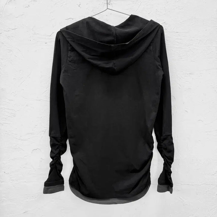 [SOLD OUT] laru 셔링 후드 롱슬리브