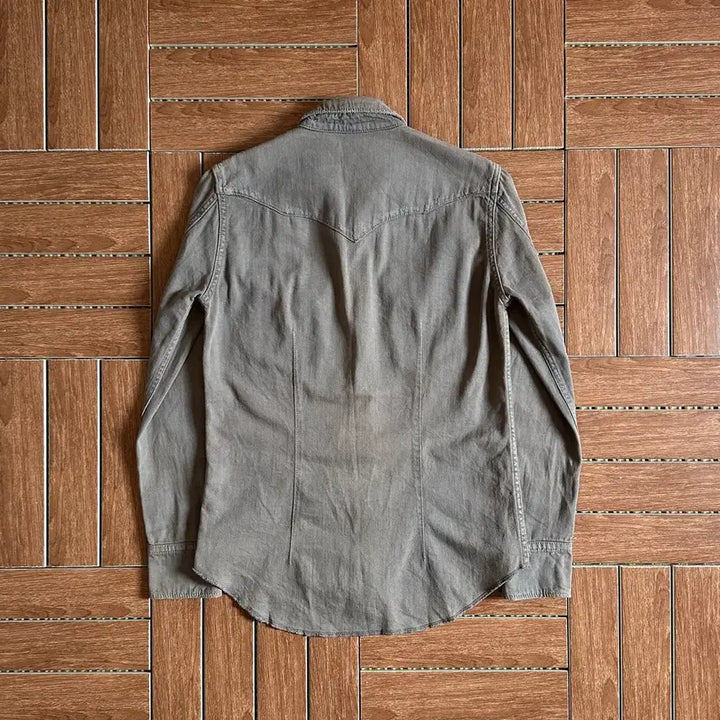 [BUNJANG] Attachment Distressed Western Shirt / 어태치먼트 디스트레스드 웨스턴 셔츠 1