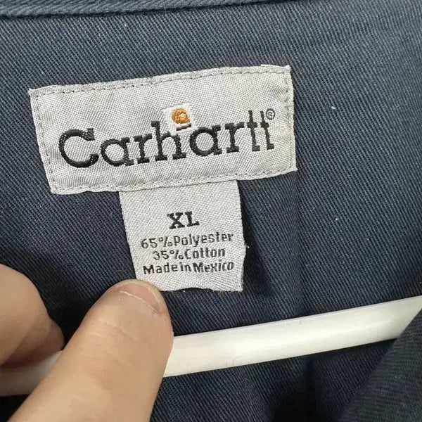 [SOLD OUT] [XL] CARHARTT 10SS 칼하트 코튼반팔셔츠 네이비