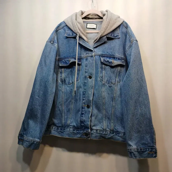 [BUNJANG] Blanche Denim Hooded Jacket (140 Size) / 여성블랑쉬 후드 데님 청자켓140사이즈봄가을  63238