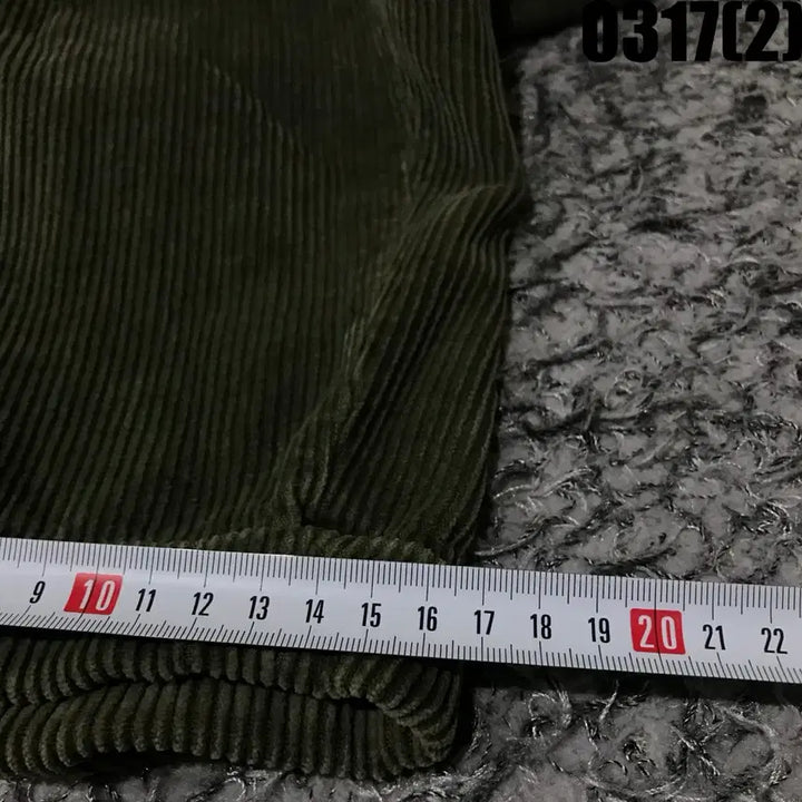 [SOLD OUT] 자라 ZARA 코듀로이 골덴 바지 카키 L