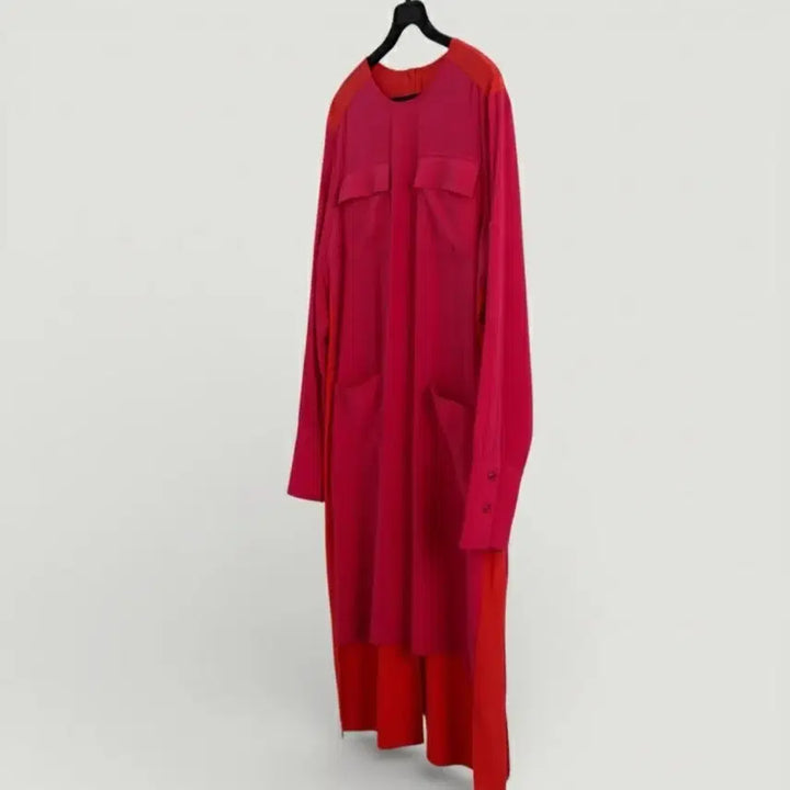 [BUNJANG] Imported Material Color Block Dress / 여성40/ 수입 소재좋은 배색 원피스 PK 35-1