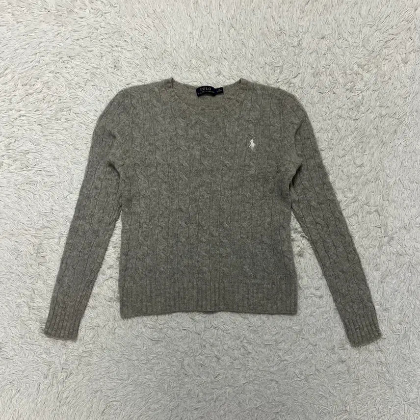 [BUNJANG] Polo Ralph Lauren Wool Knit Sweater / 폴로 그레이 울니트