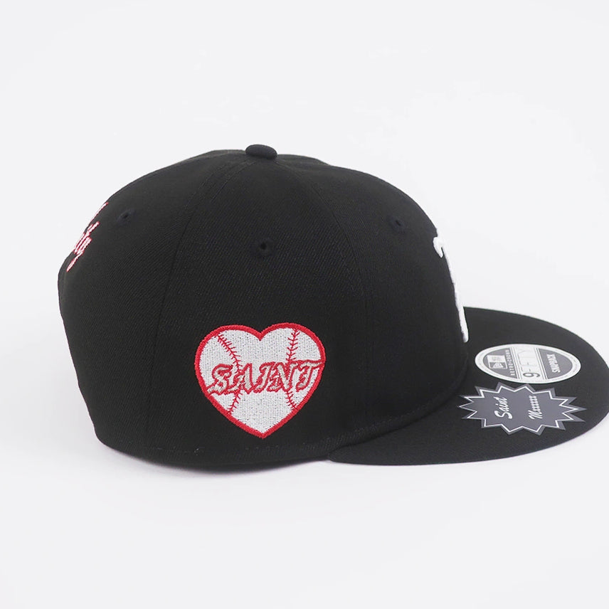 [BUNJANG] Saint Michael x New Era Celebrity Cap / [새상품/F] 세인트미카엘 x 뉴에라 셀러브리티 모자 캡 블랙