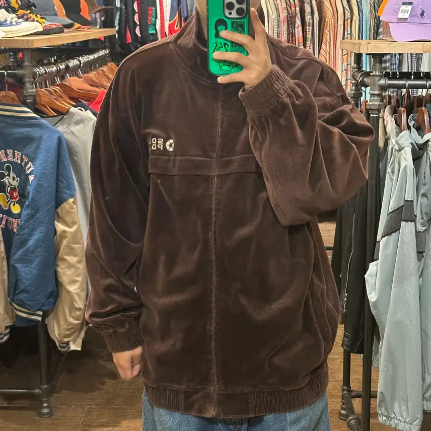 [BUNJANG] HI Vintage Fleece Brown Jacket / [HI] 빈티지 플리스 브라운