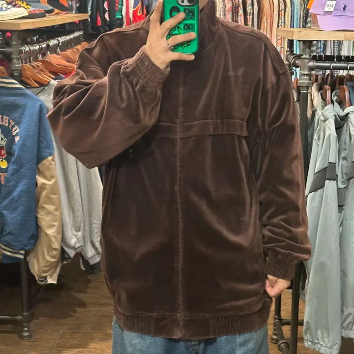 [BUNJANG] HI Vintage Fleece Brown Jacket / [HI] 빈티지 플리스 브라운