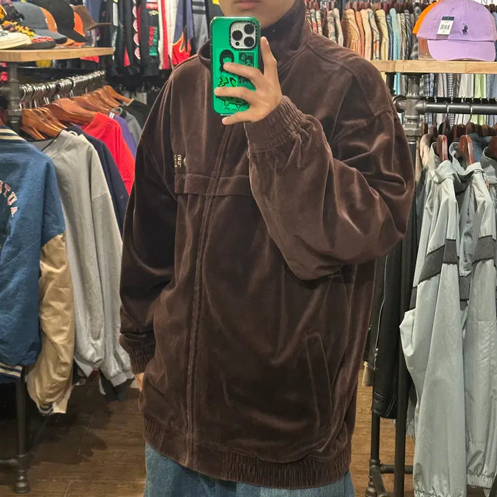 [BUNJANG] HI Vintage Fleece Brown Jacket / [HI] 빈티지 플리스 브라운
