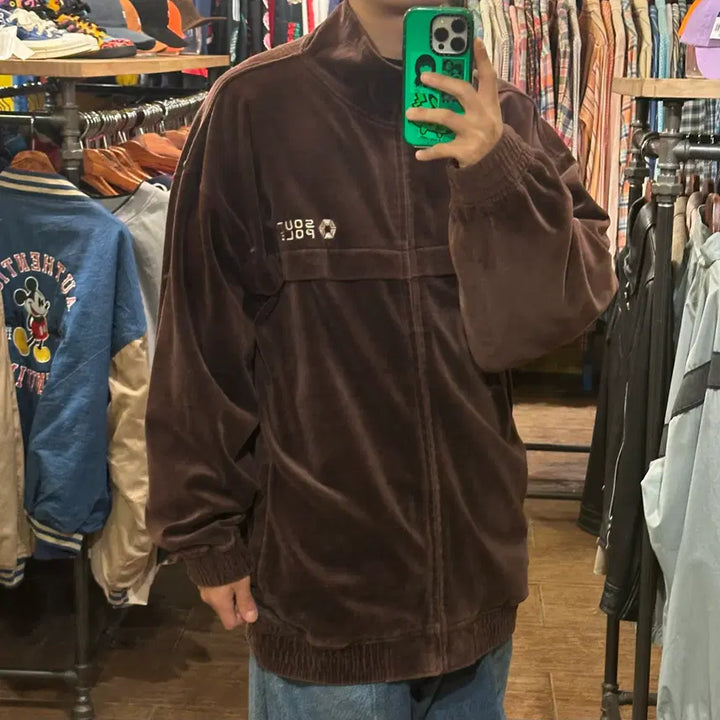 [BUNJANG] HI Vintage Fleece Brown Jacket / [HI] 빈티지 플리스 브라운