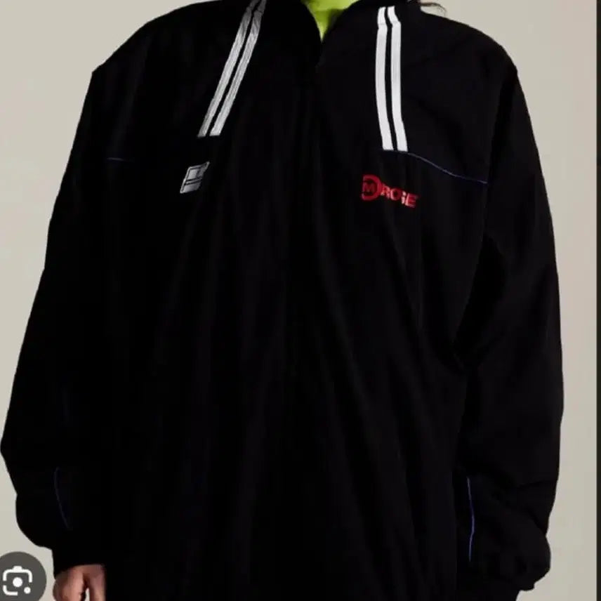 [BUNJANG] Martin Rose Oversized Track Jacket Black (L) / 마틴로즈 오버사이즈 트랙자켓 블랙 L