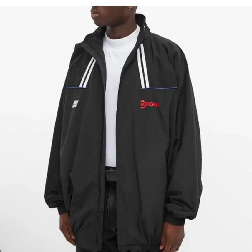 [BUNJANG] Martin Rose Oversized Track Jacket Black (L) / 마틴로즈 오버사이즈 트랙자켓 블랙 L