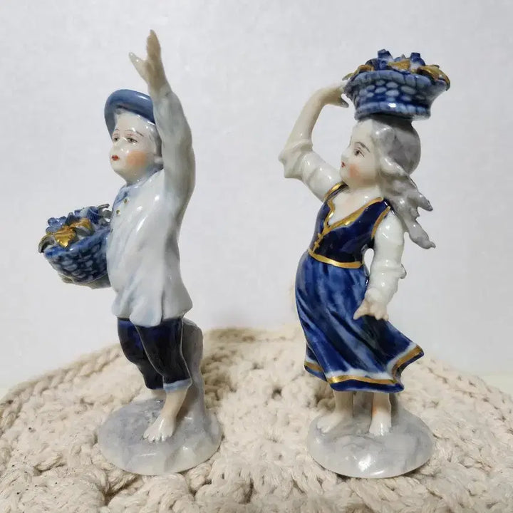 [SOLD OUT] 폭스테드 드레스덴 꽃파는연인들 미니피겨린커플