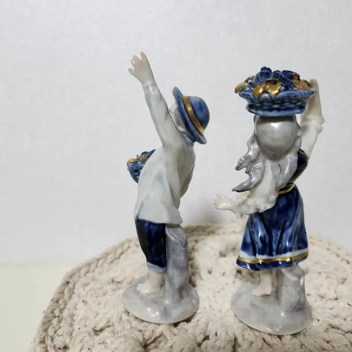 [SOLD OUT] 폭스테드 드레스덴 꽃파는연인들 미니피겨린커플