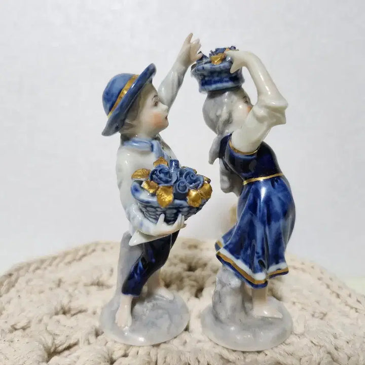 [SOLD OUT] 폭스테드 드레스덴 꽃파는연인들 미니피겨린커플