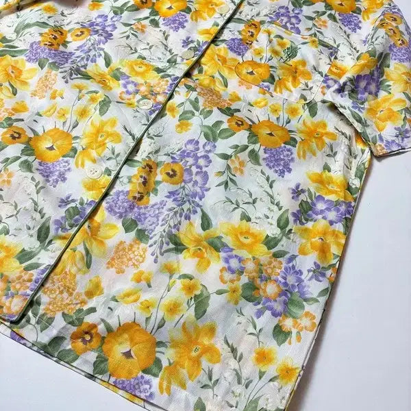 [BUNJANG] Yves Saint Laurent 90s Japan Floral Blouse / 입생로랑 YSL 90&