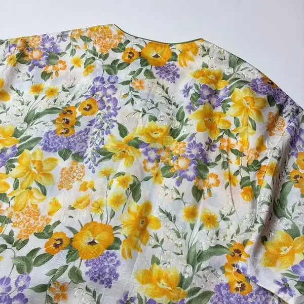 [BUNJANG] Yves Saint Laurent 90s Japan Floral Blouse / 입생로랑 YSL 90&
