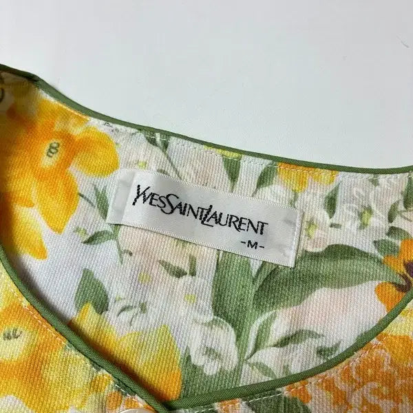 [BUNJANG] Yves Saint Laurent 90s Japan Floral Blouse / 입생로랑 YSL 90&