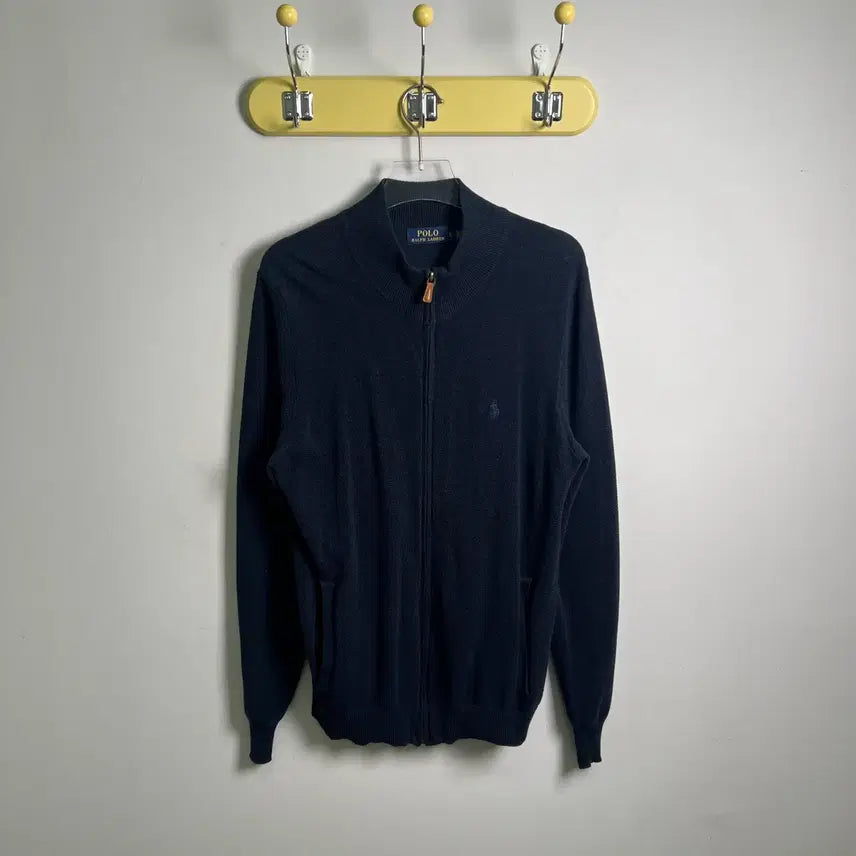 [SOLD OUT] 폴로 랄프로렌 네이비 니트 풀 집업 스웨터 L