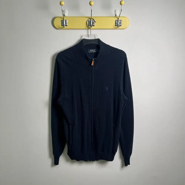 [SOLD OUT] 폴로 랄프로렌 네이비 니트 풀 집업 스웨터 L