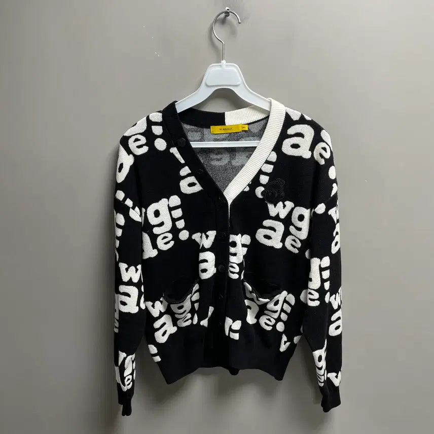 [BUNJANG] WAIDEANGLE Checkered Cardigan / 와이드앵글 체커보드 가디건