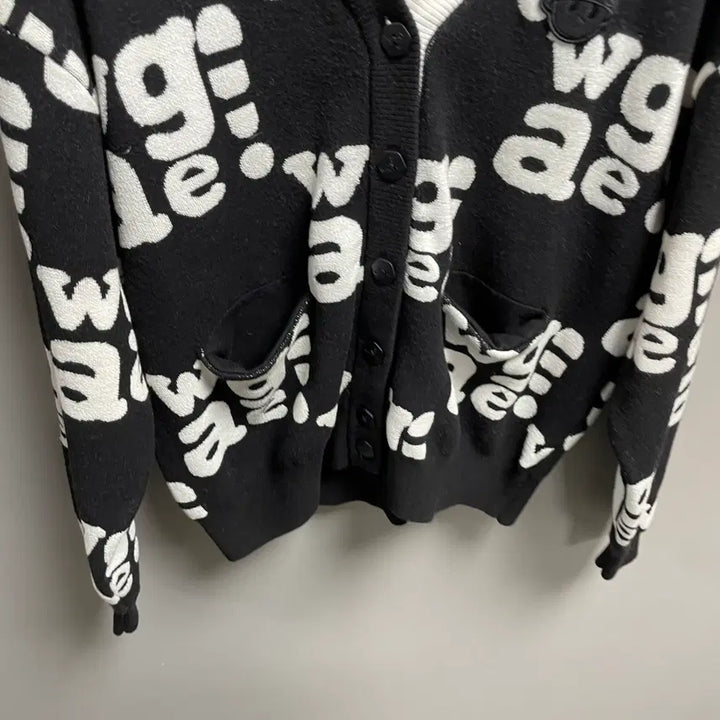 [BUNJANG] WAIDEANGLE Checkered Cardigan / 와이드앵글 체커보드 가디건