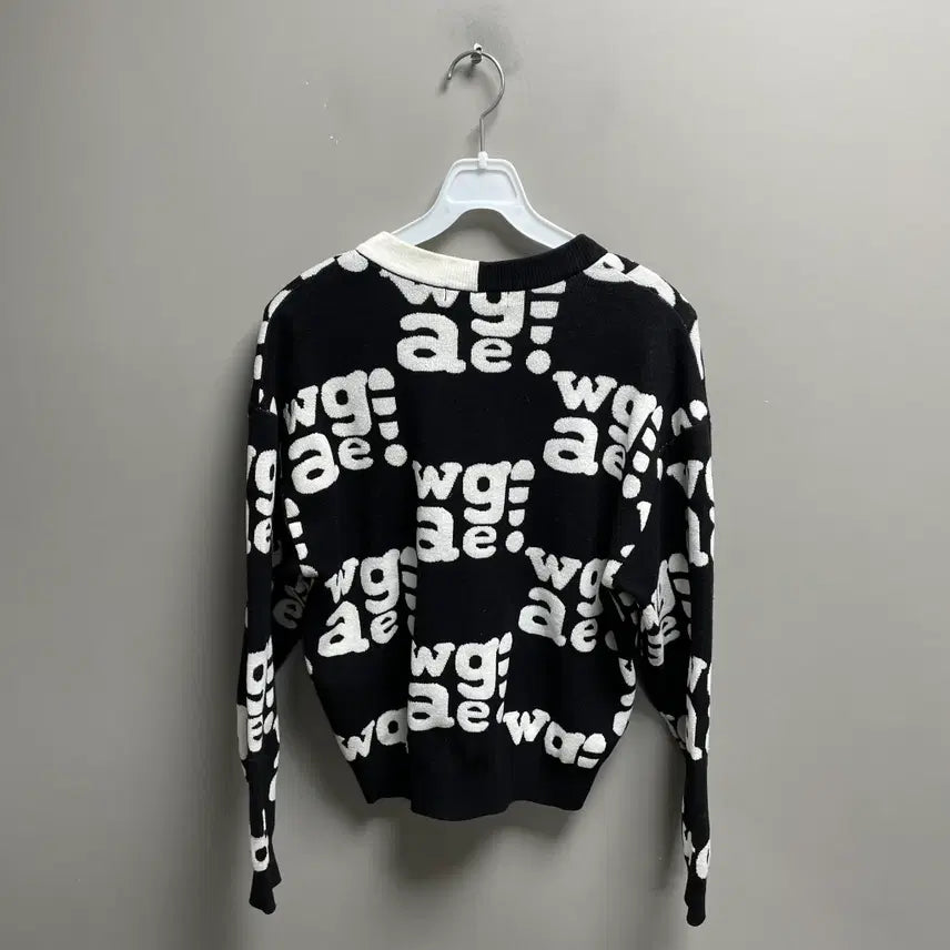 [BUNJANG] WAIDEANGLE Checkered Cardigan / 와이드앵글 체커보드 가디건