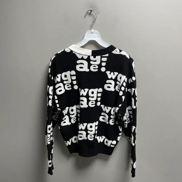 [BUNJANG] WAIDEANGLE Checkered Cardigan / 와이드앵글 체커보드 가디건