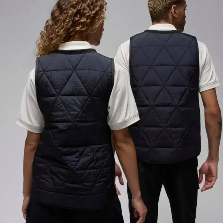 [BUNJANG] Nike Jordan Quilted Zip-Up Vest (Size L) / NIKE 나이키 조던 스포츠 퀼티드 집업 베스트(L 사이즈) 유니색스