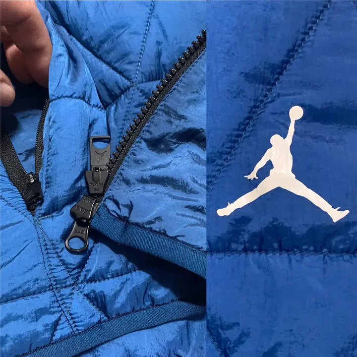 [BUNJANG] Nike Jordan Quilted Zip-Up Vest (Size L) / NIKE 나이키 조던 스포츠 퀼티드 집업 베스트(L 사이즈) 유니색스