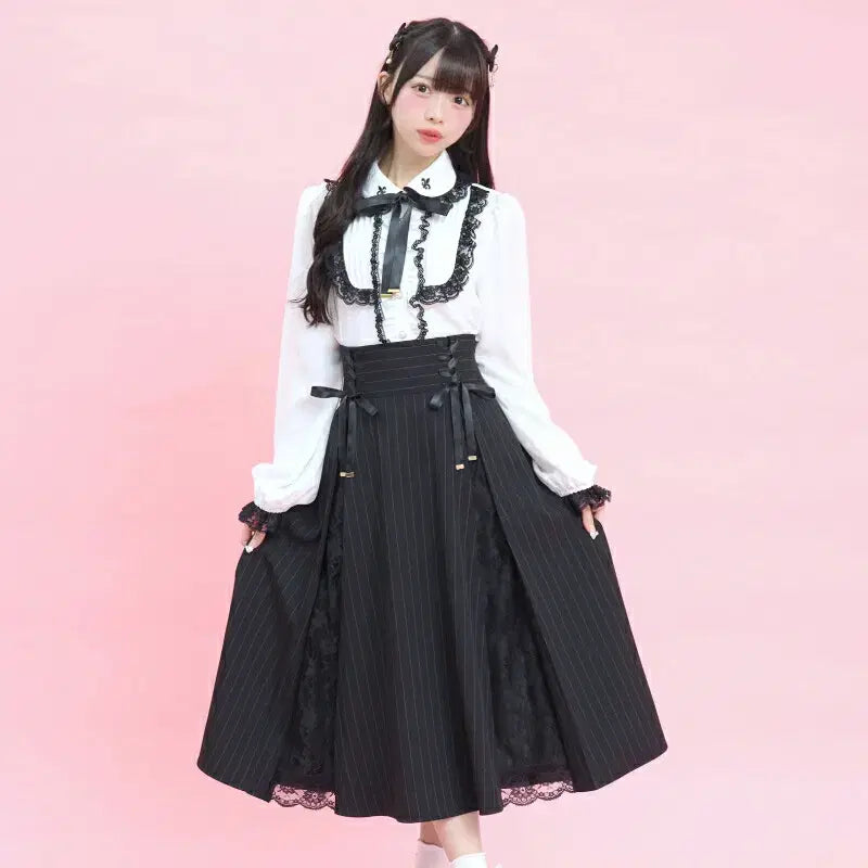 [BUNJANG] Secret Honey York Pintuck Blouse / 시크릿허니 요크 핀턱 블라우스