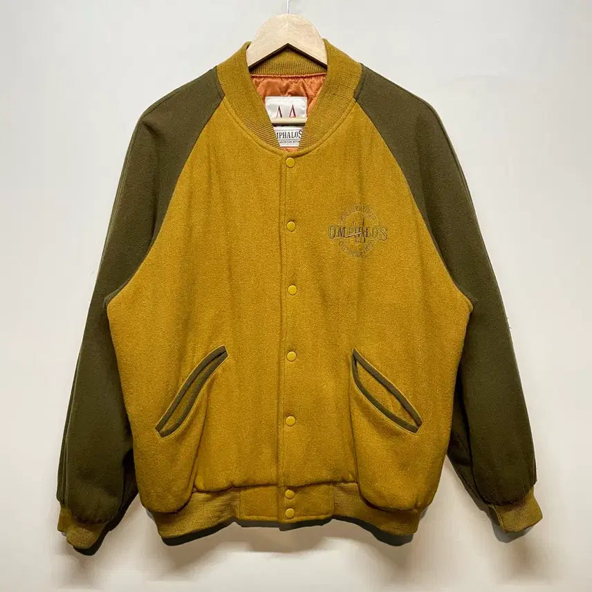 [BUNJANG] OMPHALOS Wool Varsity Jacket / 1990s OMPHALOS 울 바시티 자켓