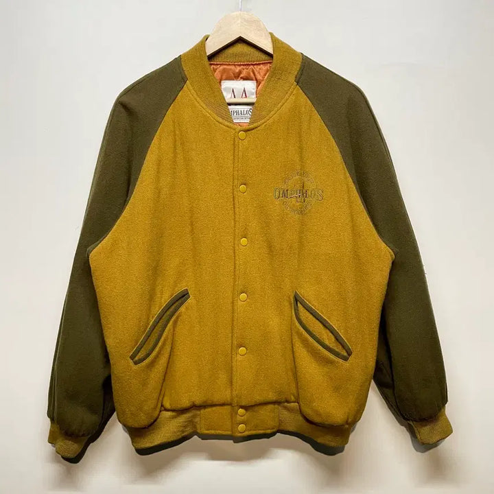[BUNJANG] OMPHALOS Wool Varsity Jacket / 1990s OMPHALOS 울 바시티 자켓