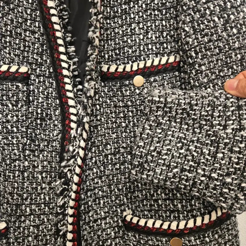 [BUNJANG] MIXXO Tweed Jacket - M / 미쏘 트위드 자켓 M