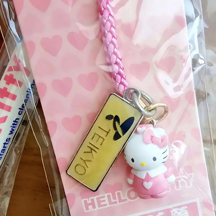[BUNJANG] Hello Kitty 2-Piece Set: Nurse &amp; Cheerleader / 합격키티2종세트, 간호사 키티, 치어리더 키티 스트랩, 필승 키티
