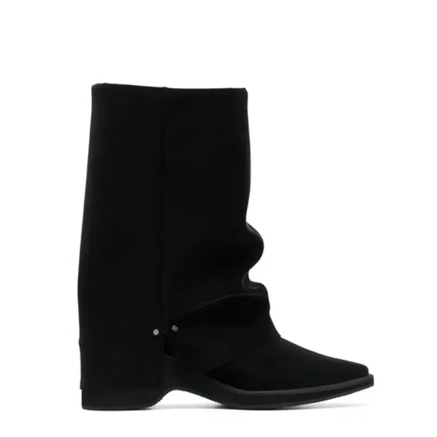 [BUNJANG] Makmad Hill Leg Warmer Middle Boots Black / 막마드 Hill Leg Warmer middle Boots black