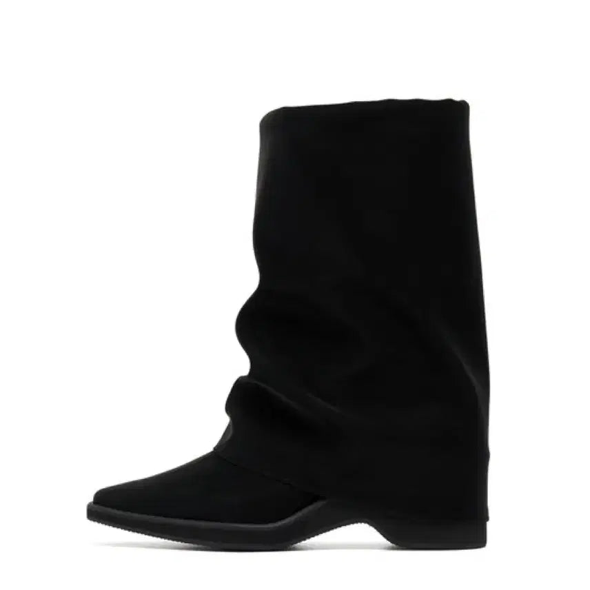 [BUNJANG] Makmad Hill Leg Warmer Middle Boots Black / 막마드 Hill Leg Warmer middle Boots black