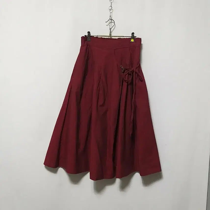 [BUNJANG] Long Burgundy Skirt / ㅋ39 롱스커트