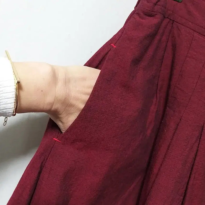 [BUNJANG] Long Burgundy Skirt / ㅋ39 롱스커트