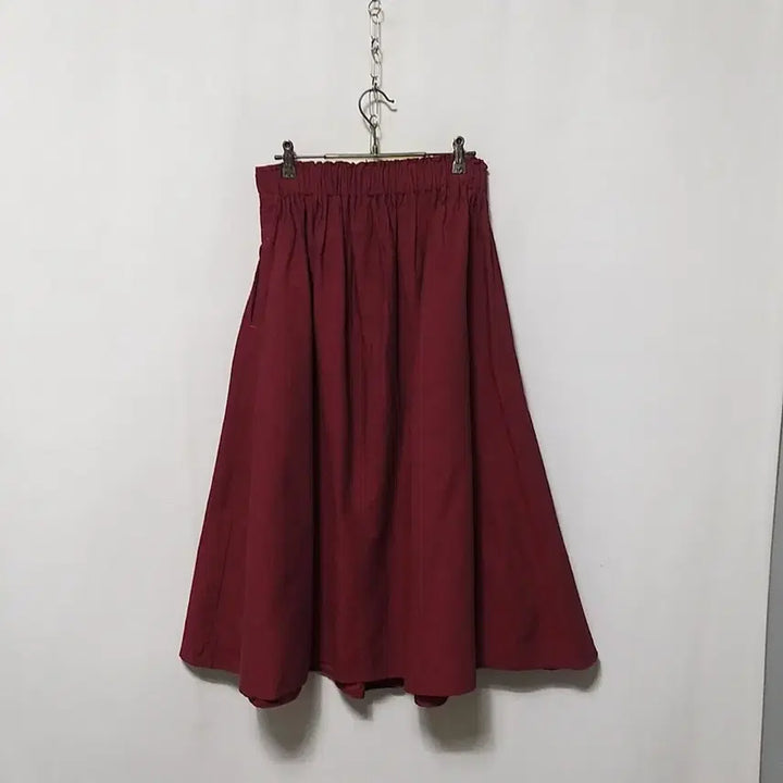 [BUNJANG] Long Burgundy Skirt / ㅋ39 롱스커트